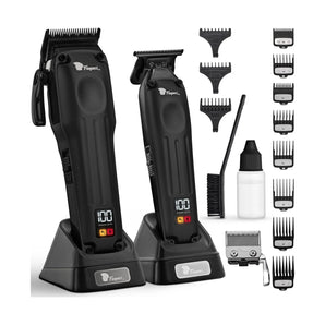 Fagaci Fusion Profi Haarschneider Trimmer Set Akku 7000 RPM Brushless Schwarz