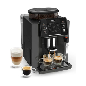 Krups Sensation EA910810 Kaffeevollautomat inkl. Bohnenbehälter, schwarz